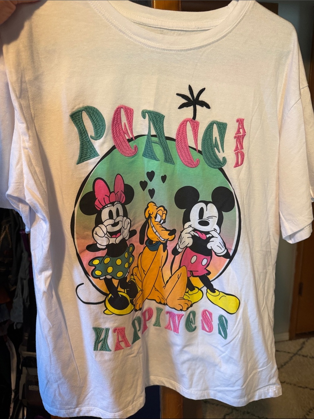 Disney Embroidered Tee (L)